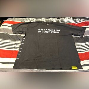 Black Short-Sleeve Graphic Tee - "That's A Awful Lot Of Cough Syrup"